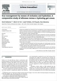 ALHYDRAN scientific study - Scar management by means of occlusion